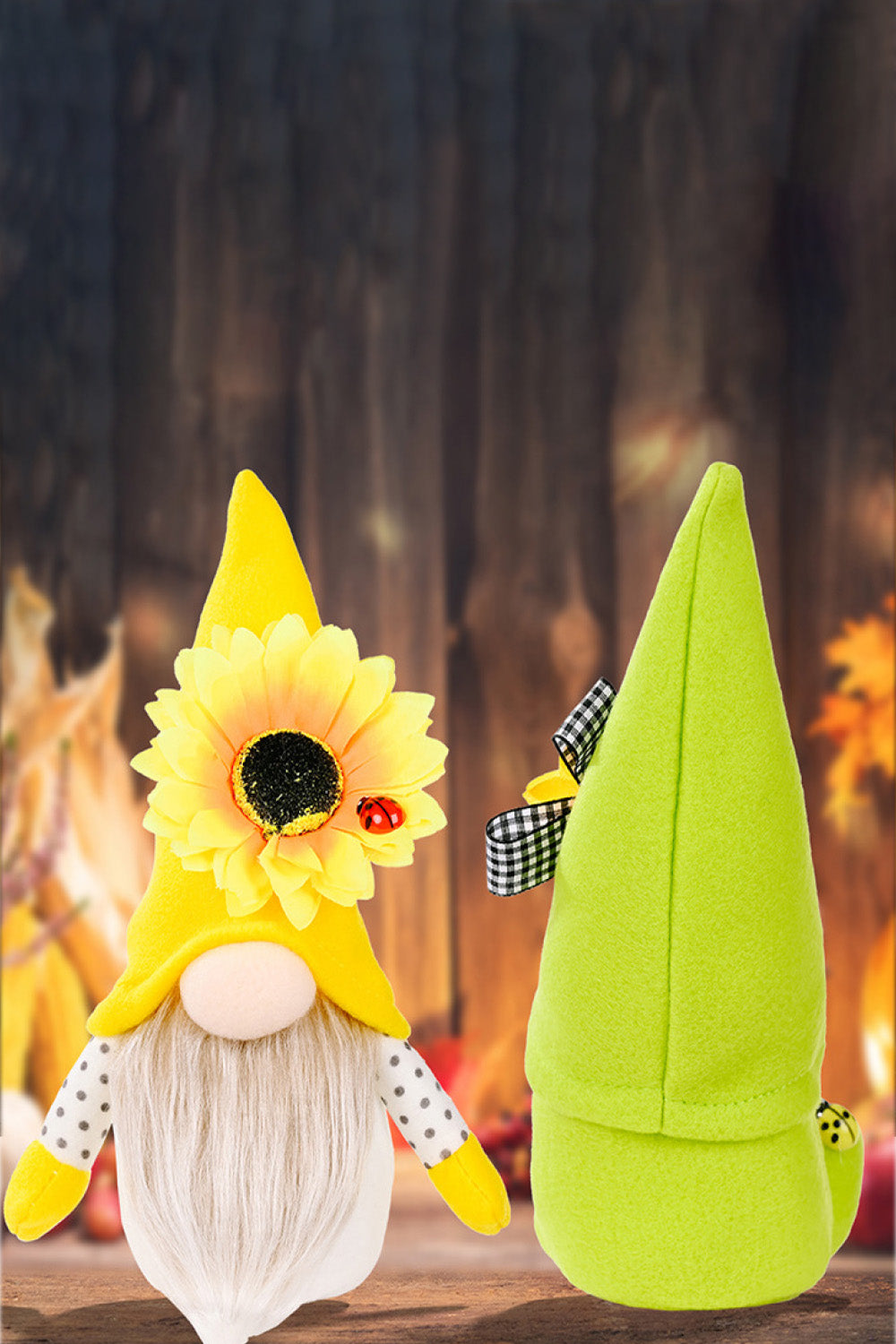 GNOMES—Random “3-Pack” Sunflower Faceless Gnomes
