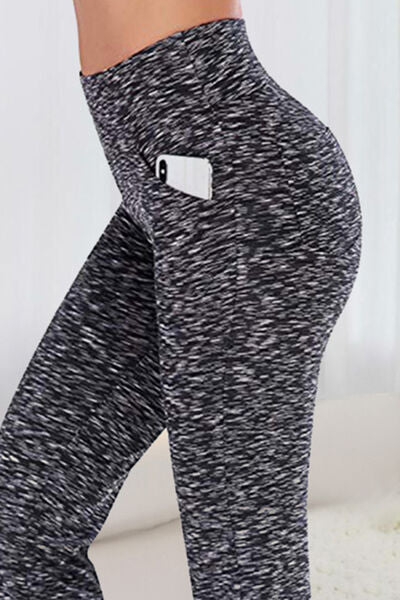 Ladies - Leggings/pants -- Pocketed High Waist Active Pants