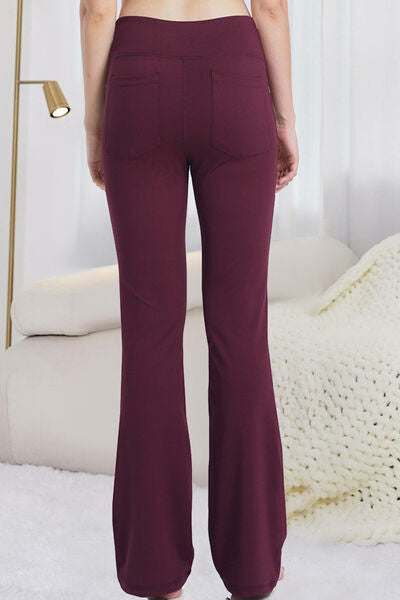 Ladies - Leggings/pants -- Pocketed High Waist Active Pants