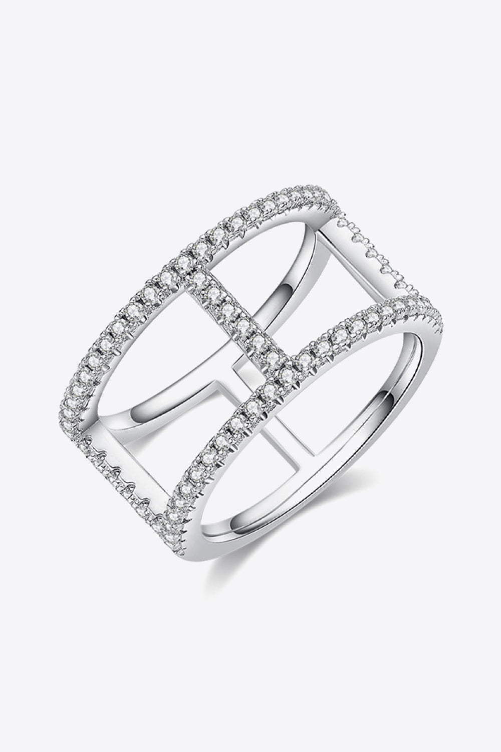 Unique design Moissanite Ring
