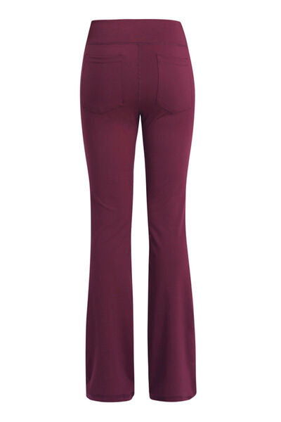 Ladies - Leggings/pants -- Pocketed High Waist Active Pants