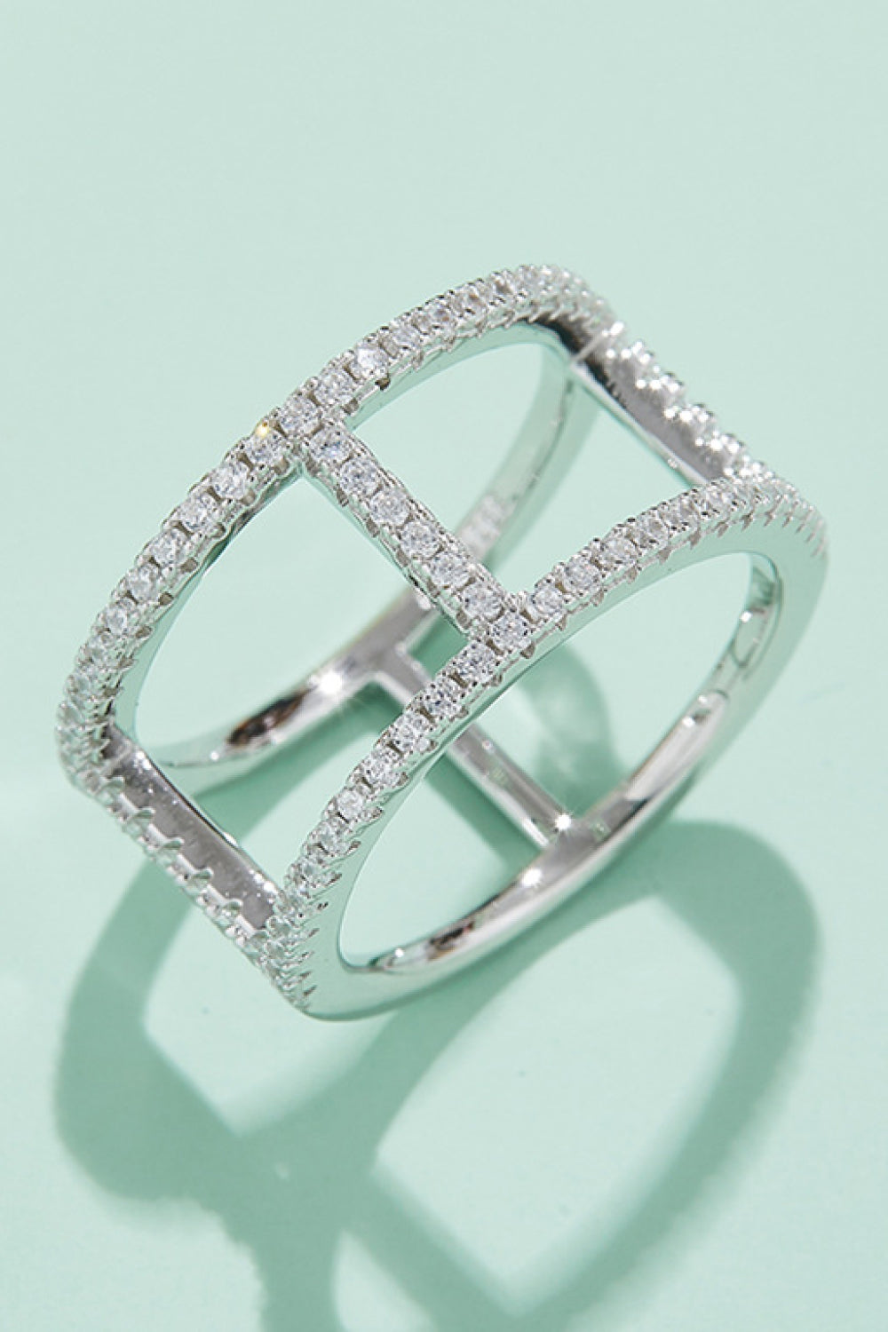 Unique design Moissanite Ring