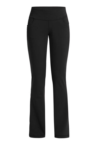 Ladies - Leggings/pants -- Pocketed High Waist Active Pants