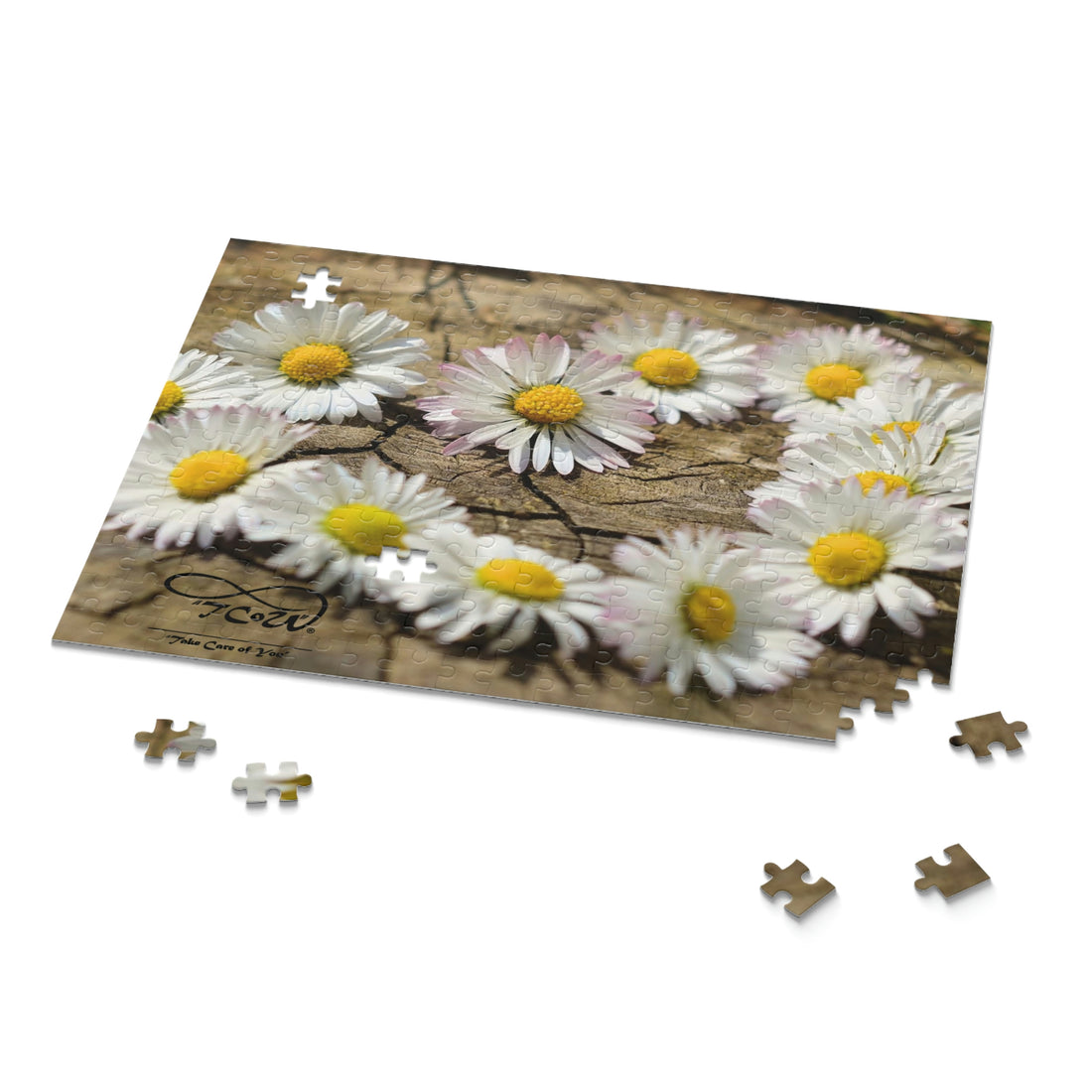 Puzzle (252 Piece)--TCoU Heart of Daisies