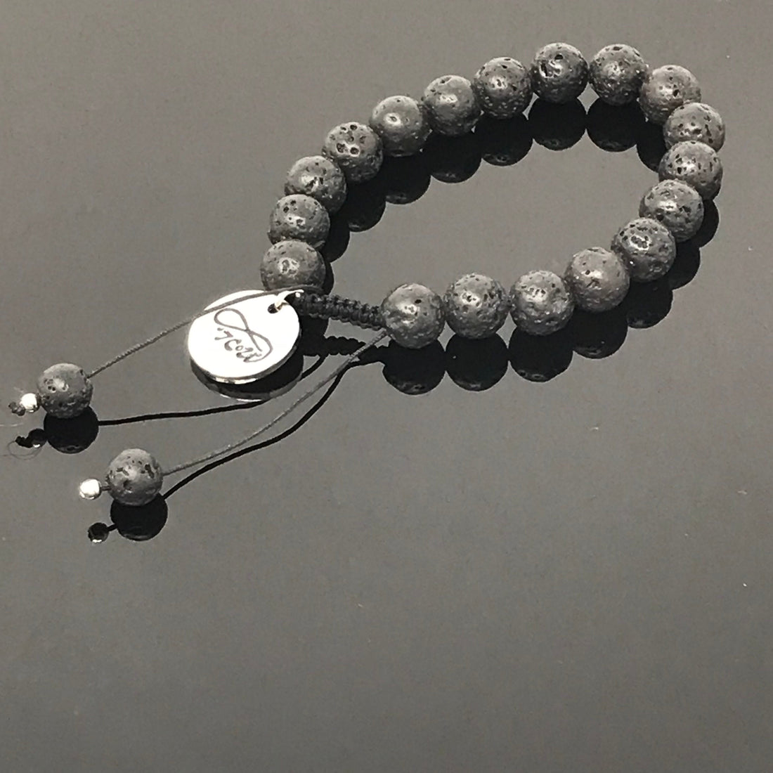 TCoU  Black Lava Rock Bracelet, Represents Healing Powers!!