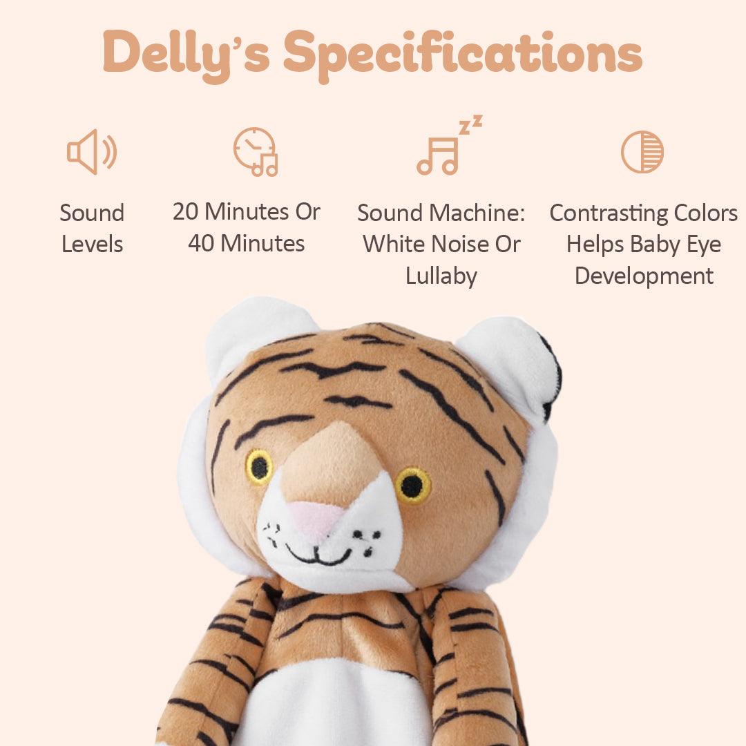 TOY--KIDS--Indi the Tiger--with the built-in sound machine--CUDDLES AND SLEEP!!