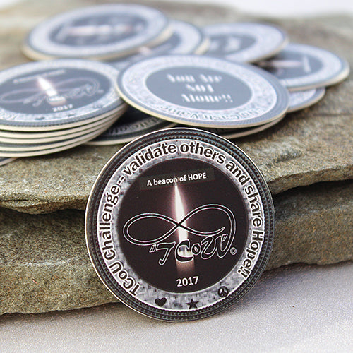 TOKENS—TCoU Tokens of HOPE-2 Bags of 6 six tokens each to hand out to others, JOIN THE MOVEMENT of HOPE
