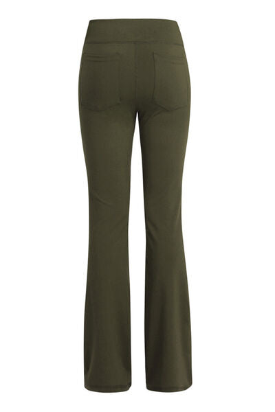 Ladies - Leggings/pants -- Pocketed High Waist Active Pants