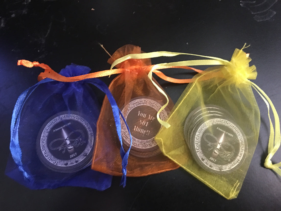 TCoU Tokens of HOPE-2 Bags of 6 six tokens each to hand out to others, JOIN THE MOVEMENT of HOPE