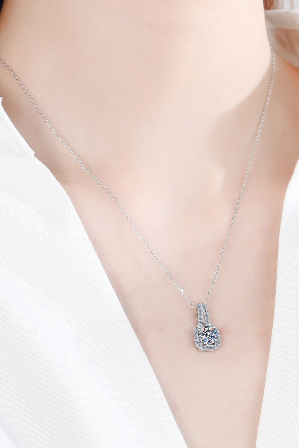 Amazing  Pendant Necklace—2 Carat Moissanite