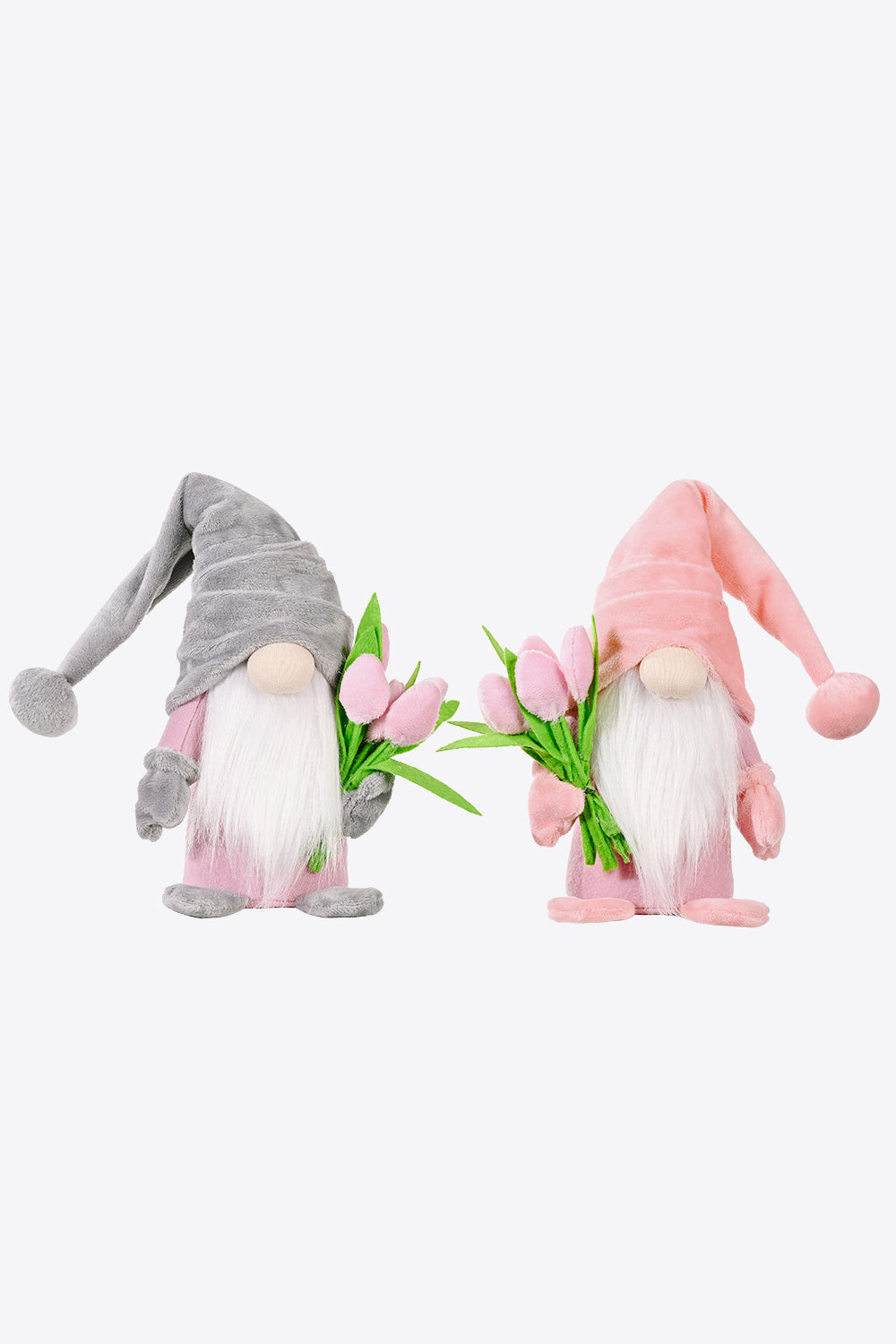 GNOMES--Standing Cute Plush Gnome (1pc) with Tulip, CHOOSE FROM TWO CUTE ONES OR BUY THEM BOTH!!