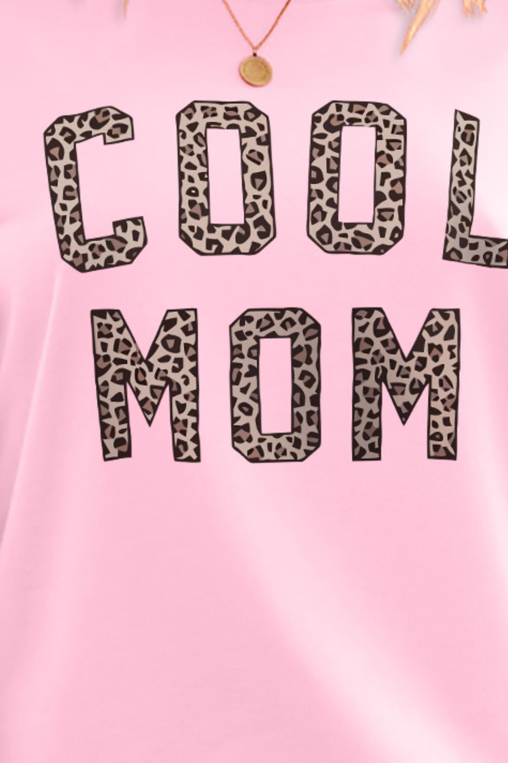 LADIES—“COOL MOM”, Drop Shoulder Sweatshirt