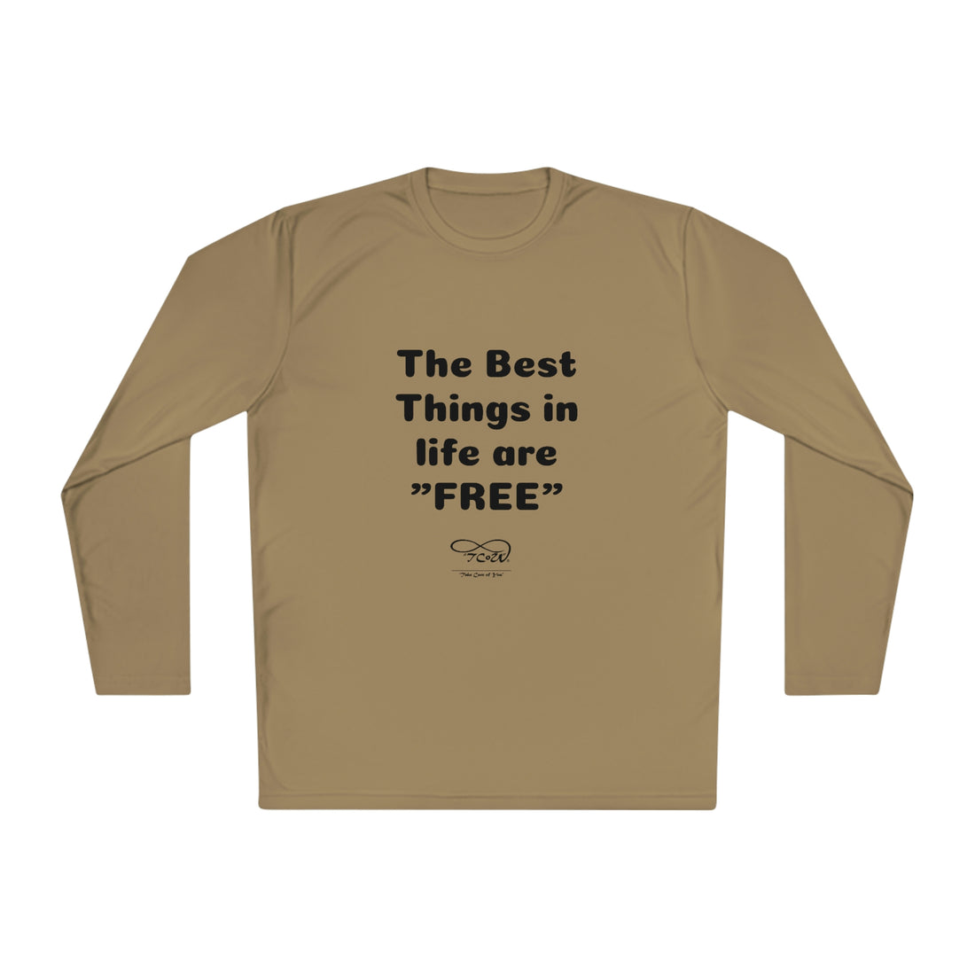 FUN QUOTES -- "Best Things in Life are FREE” — Unless it's her birthday!! — Unisex Lightweight Long Sleeve Tee