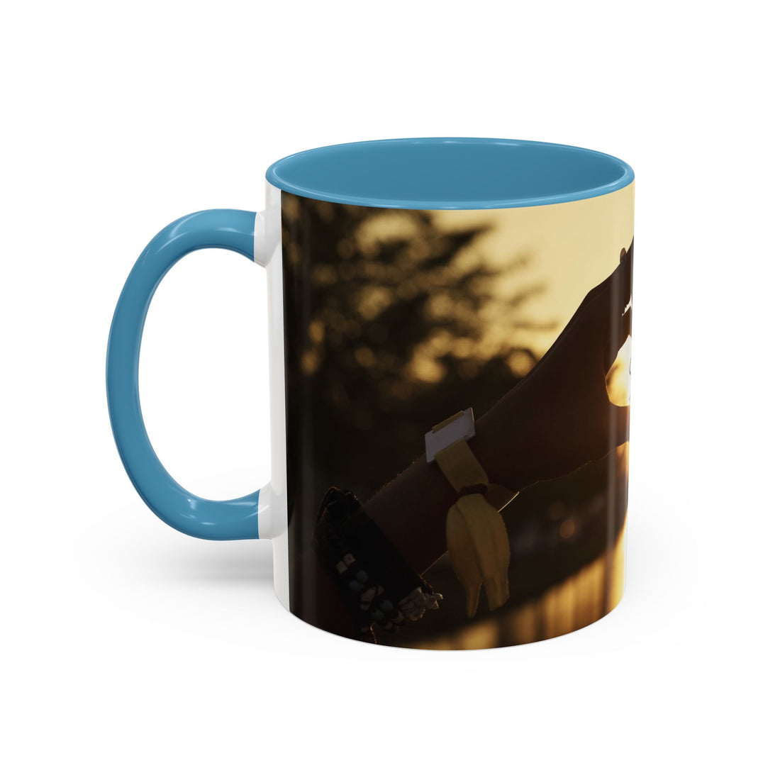 Coffee Mug - Sunset TCoU Heart Hands Design (Accent 11/15oz)