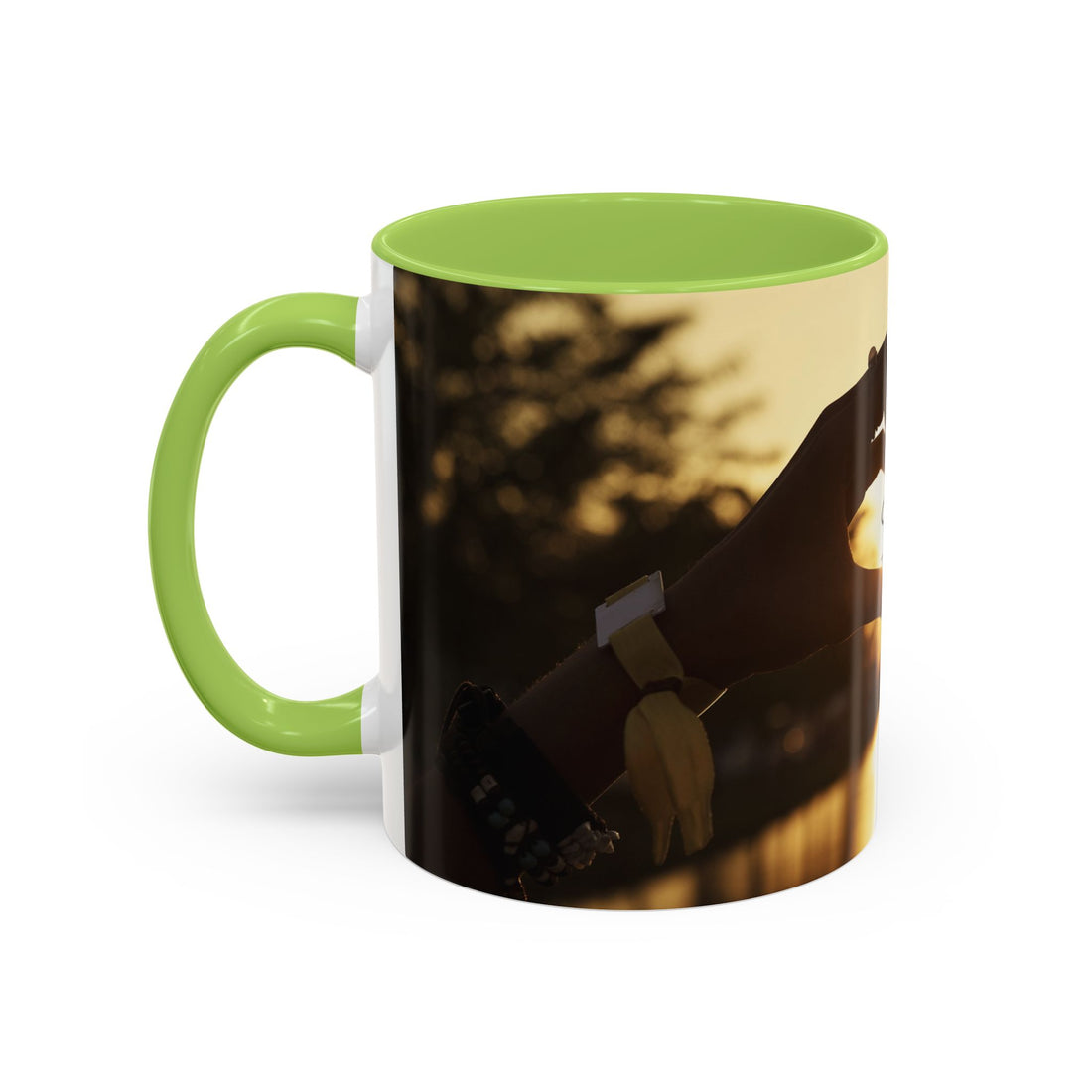 Coffee Mug - Sunset TCoU Heart Hands Design (Accent 11/15oz)