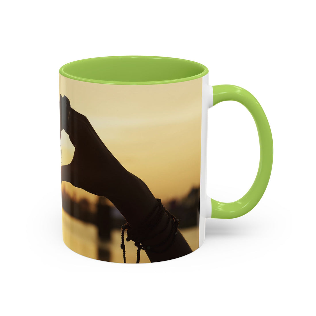 Coffee Mug - Sunset TCoU Heart Hands Design (Accent 11/15oz)