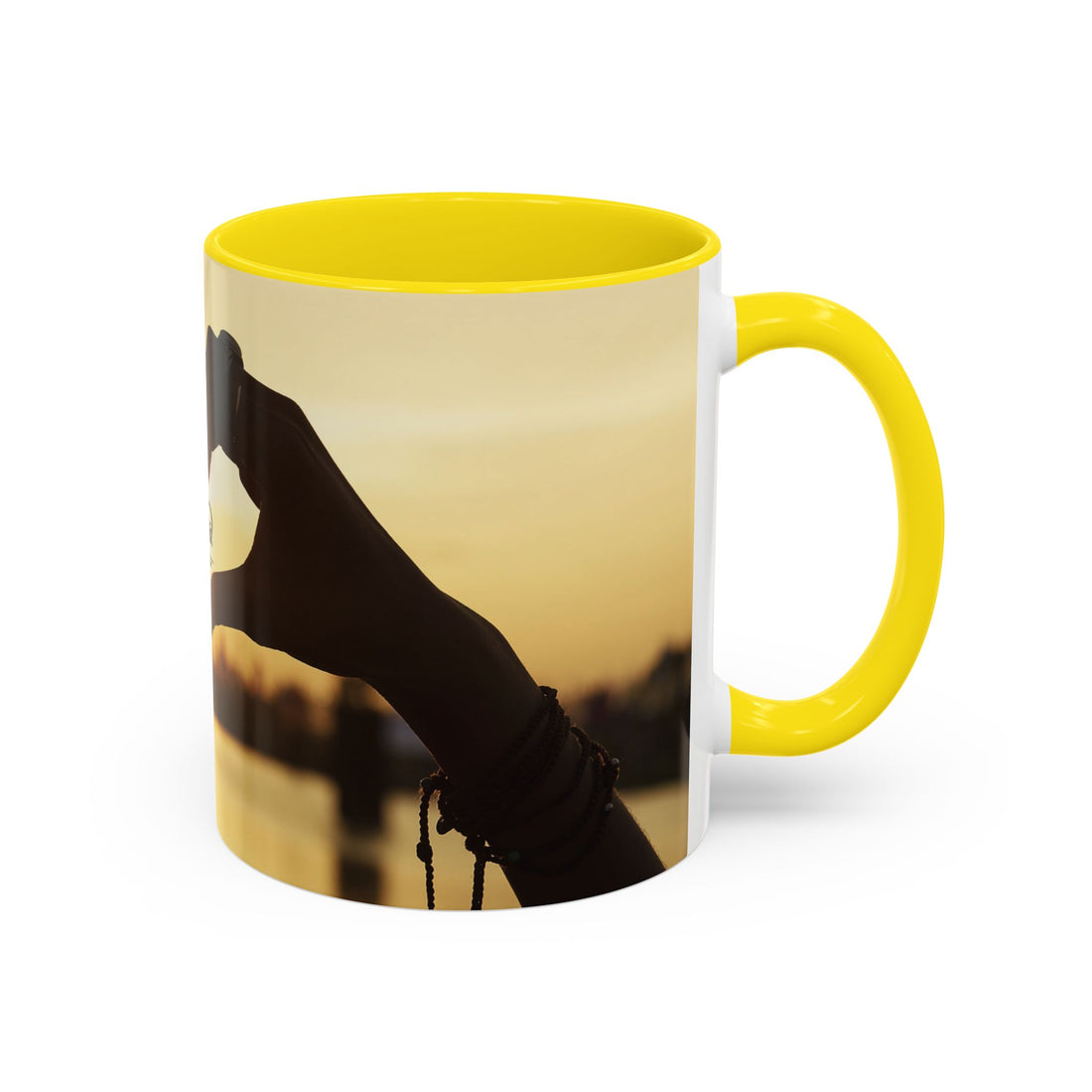 Coffee Mug - Sunset TCoU Heart Hands Design (Accent 11/15oz)