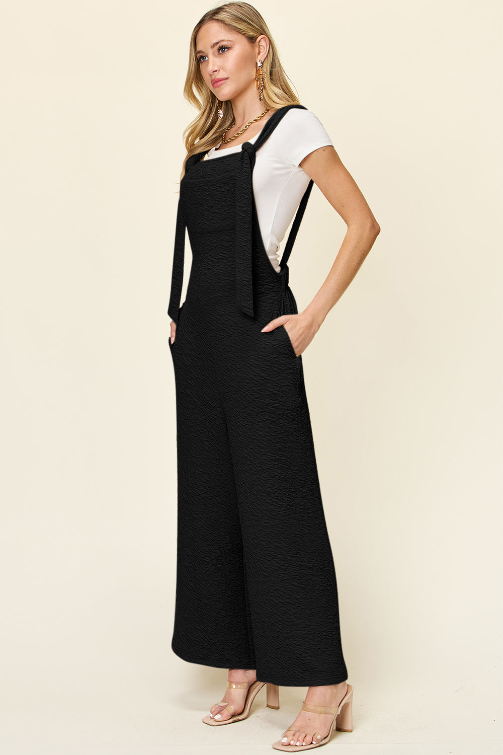 Ladies Wide Leg Jumpsuit