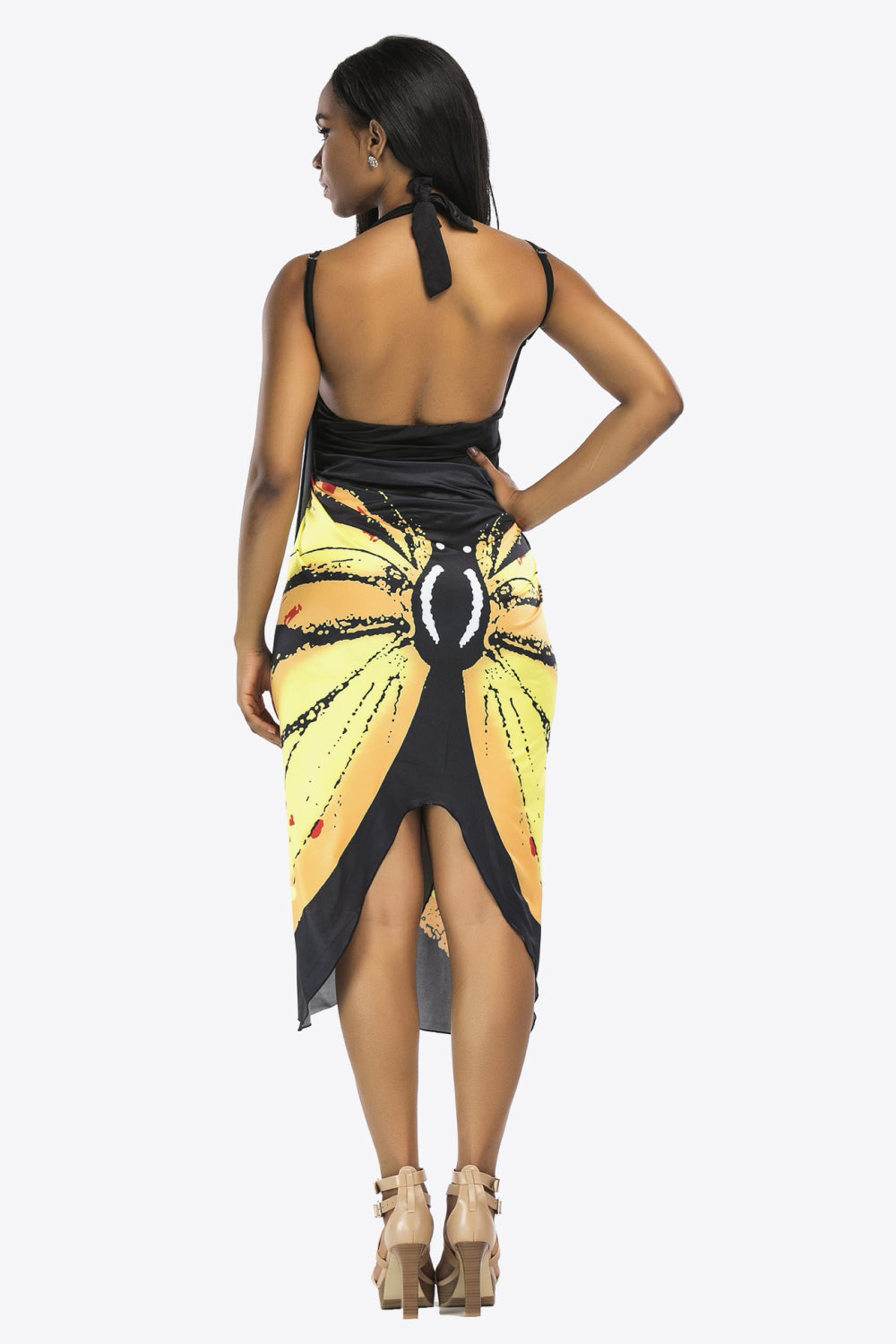 Swimwear-cover up—Butterfly Design with Spaghetti Straps- 3 color to choose from