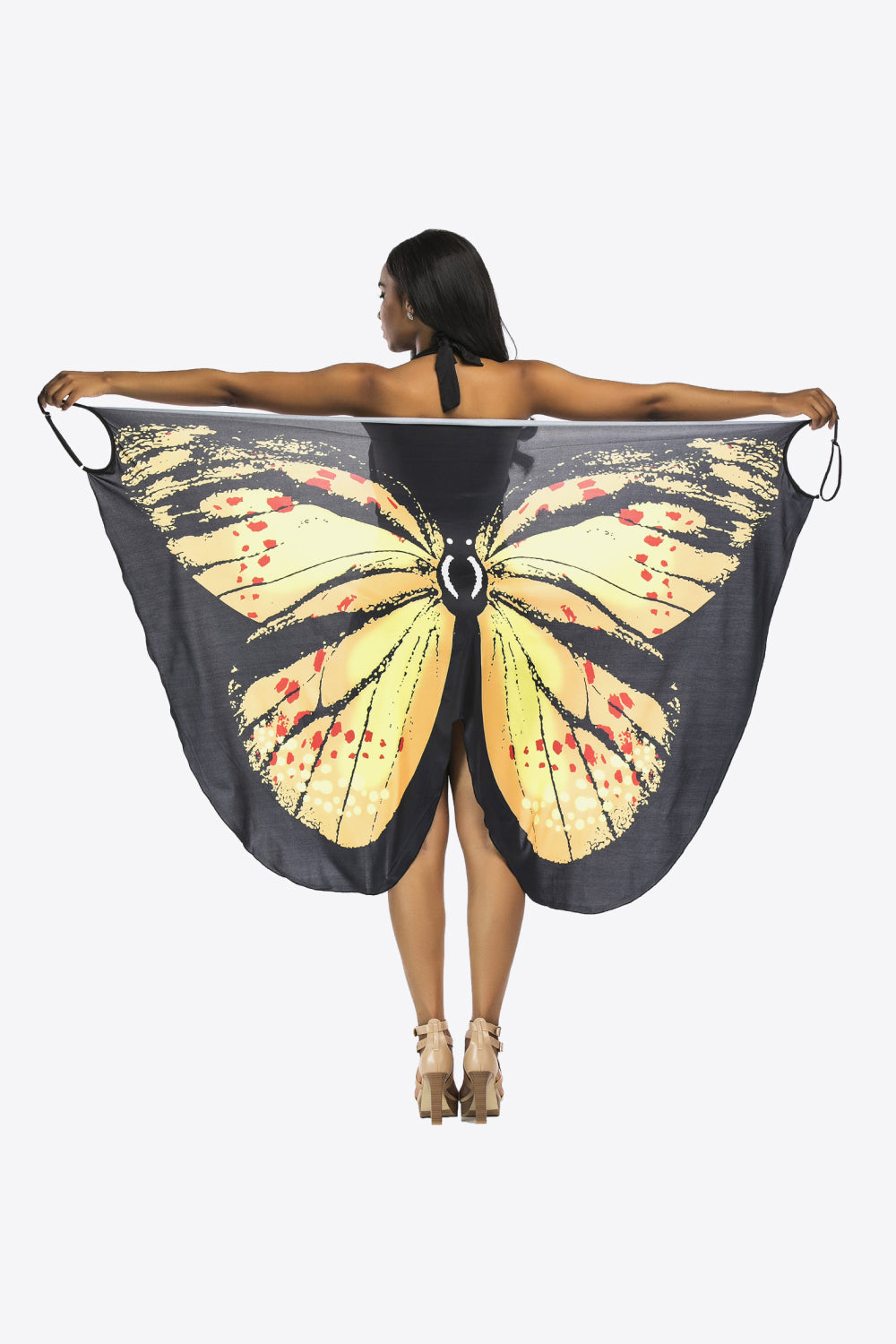 Swimwear-cover up—Butterfly Design with Spaghetti Straps- 3 color to choose from