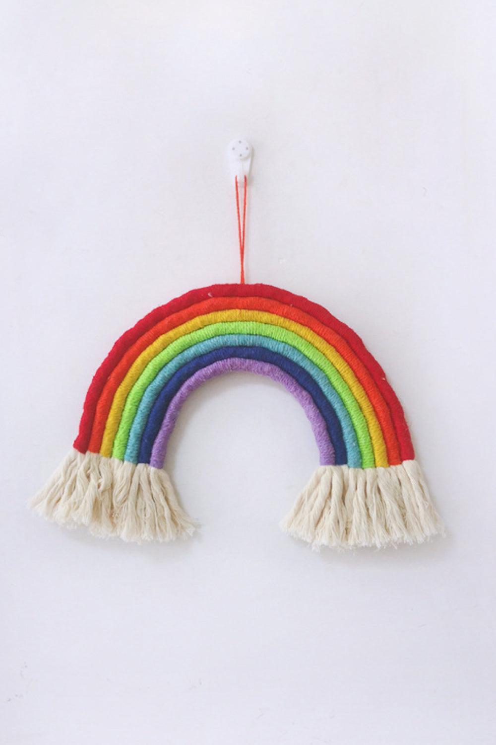 Rainbow Fringed, Wall Hanging Decor