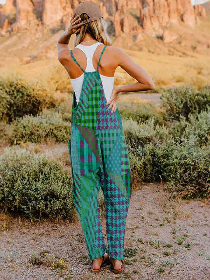 Ladies Overall, Fun patched colored Jumpsuit